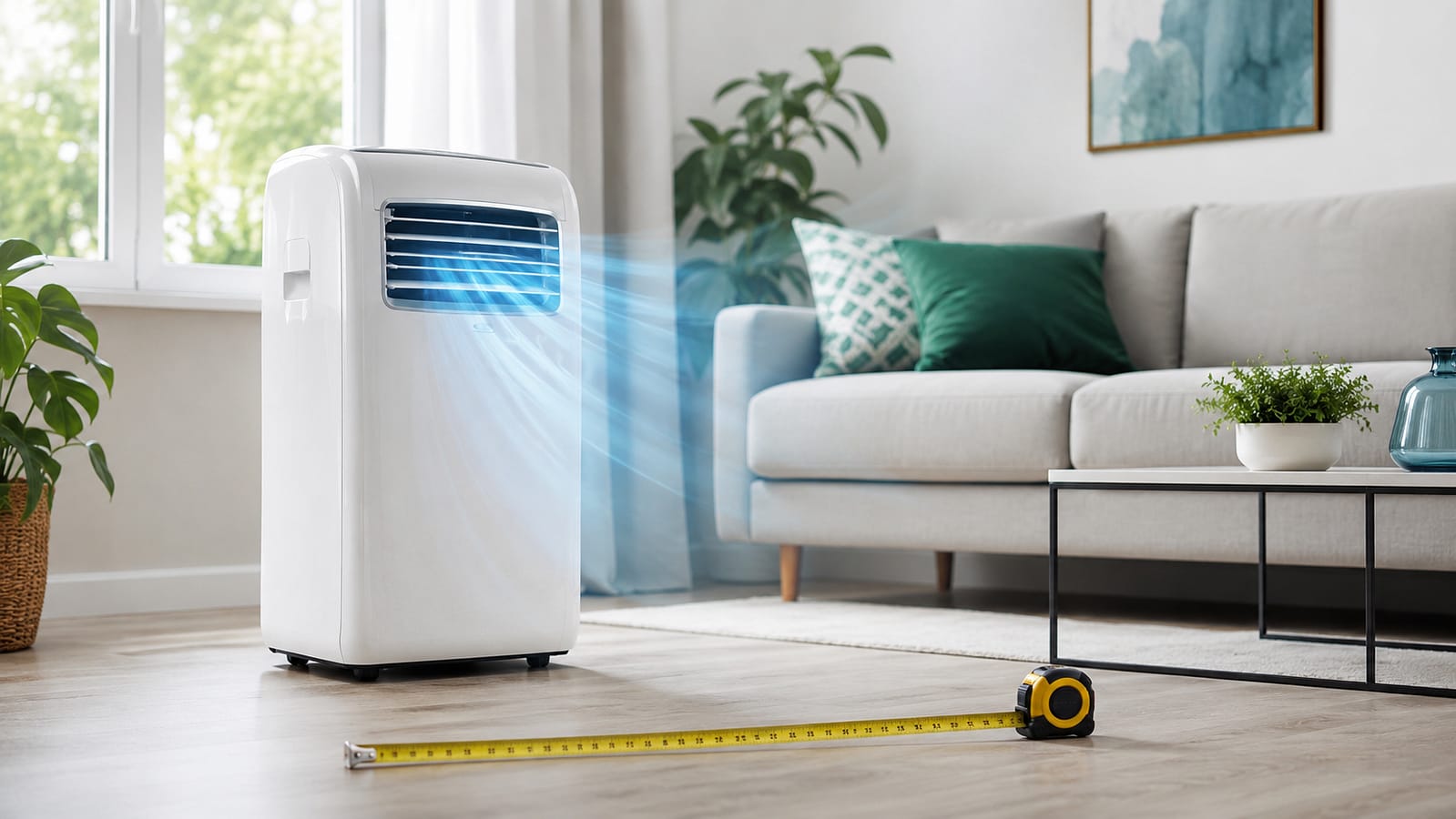 Calculadora de BTUs para ar-condicionado portátil por tamanho de ambiente