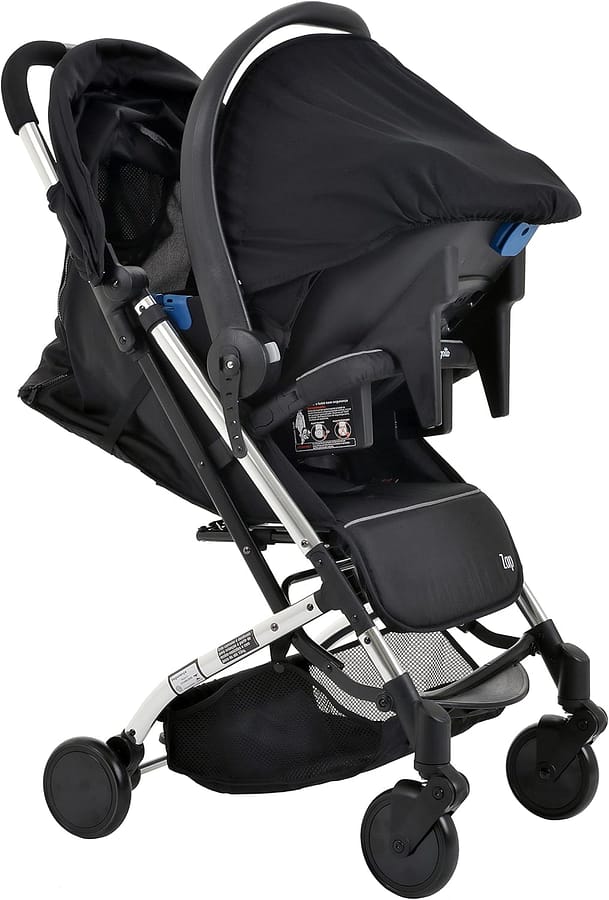 Carrinho de bebê Burigotto Zap Metal (Travel System) com bebê conforto compatível